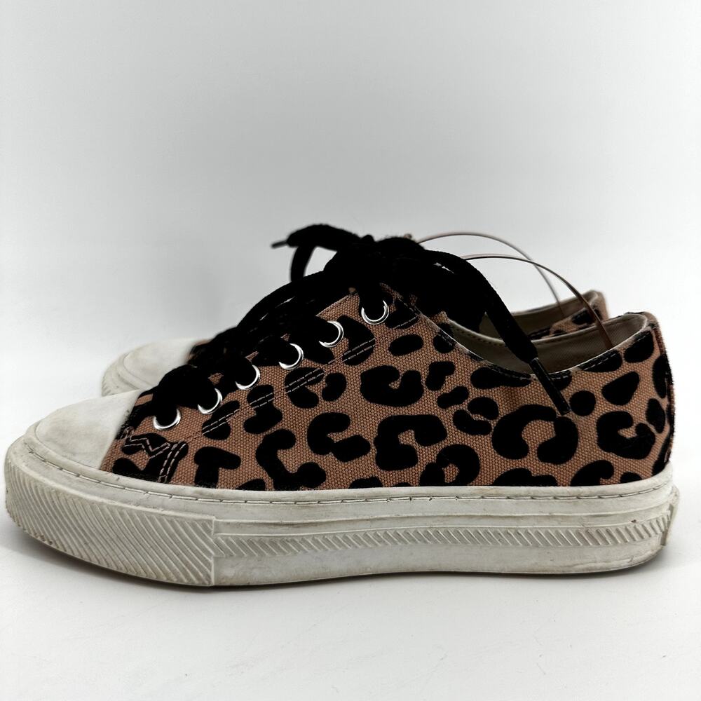 Stuart Weitzman Ollie Leopard Print Sneaker Casua… - image 4
